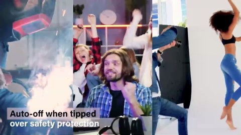 Simple Deluxe 12" High Velocity Floor Fan, 3-Speed Heavy Duty Metal Fan for Home, Commercial, Greenhouse, Indoor/Outdoor Use, Black