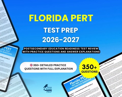 Florida PERT Test Prep 2026-2027 - Postsecondary Education Readiness Test Review With Practice Questions and Answer Explanations - Etsy