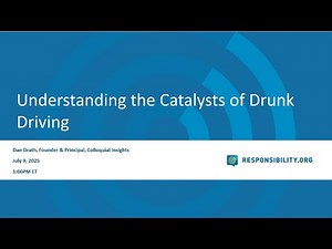 Catalysts of Drunk Driving webinar