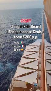 71K views · 162 reactions | ️ GREAT DEAL Enjoy a 3-night cruise from Civitavecchia (Rome) and visit Genoa, Marseille and Barcelona from €200 per person (based on double occupancy). See details in comments⬇️ #cruise #cruisedeals #cruiselife | Ireland Travel Deals | Facebook