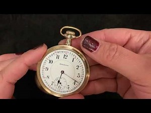 How to wind and set a stem wind, lever set pocket watch