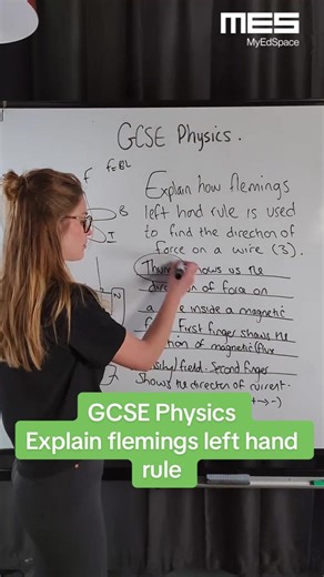 Understanding Fleming's Left Hand Rule for GCSE Physics