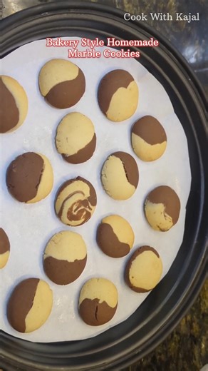 Bakery Style Homemade Marble Cookies | Marble Cookies | #bristihomekitchen #cookwithkajal #foodie