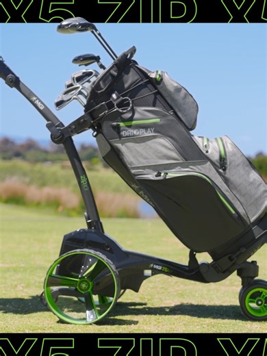 MGI GOLF on Instagram: "Elevate your game with the Zip X5 🔥 A perfect blend of performance and style, featuring a sleek matte black gloss finish and cutting-edge tech like Electronic Park Brake and Downhill Speed Control ⛳️"