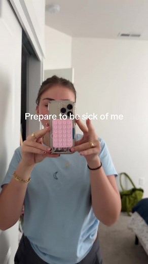 I couldn’t commit to it permanently being on my phone… #influencer