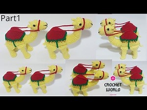 How To Make Crochet Amigurumi Camel (Part1) Tutorial English Free Pattern For Beginner's