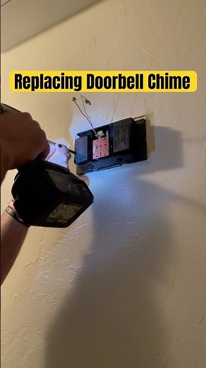 Doorbell Chime Replacement. #diy #homeimprovement #doorbell