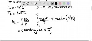 SOLVED:What change in entropy occurs when a 27.9 -g ice cube at -12^∘ C is transformed into steam at 115^∘ C ?