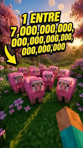 QUE PROBABLE SON 10 OVEJAS ROSAS EN SURVIVAL #minecraft #daarick