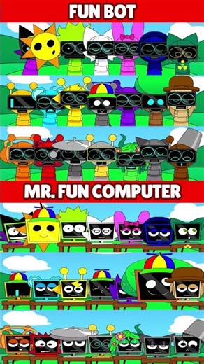Incredibox Sprunki Fun Bot VS Mr.Fun Computer *MIX VERSION*