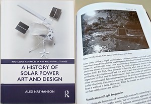 Pond Station featured in Solar Power Art & Design Book