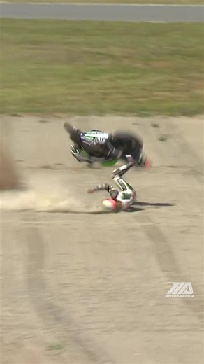 😱 Stefano Mesa had a massive crash at the Ridge, thankfully, he was not more seriously injured. 📁 2023 Rige Motorsports Park #motorcycle #motorsports #racing