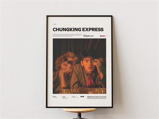 Chungking Express Poster, Wong Kar-wai Cult Movie Chungking Express Print, Brigitte Lin and Takeshi Kaneshiro Poster, Movie Wall Art Idea - Etsy Canada