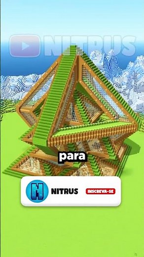 COMO CONSTRUIR UMA BASE-PIRÂMIDE NO MINECRAFT PARA INICIANTES!