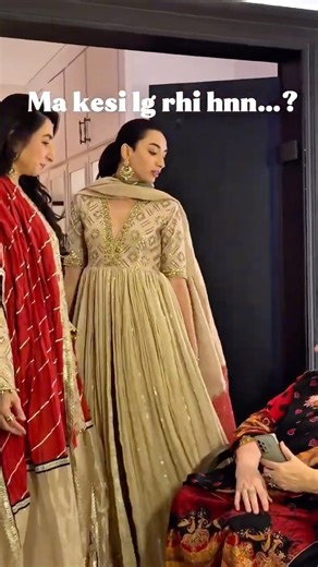 Matching Shaadi Fits? 😮👗 #inaylasworldshorts #wedding #shorts #trending