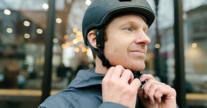 Punks bring wireless comms to existing bike helmets