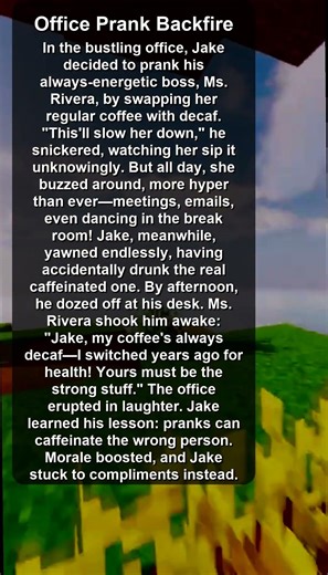 Office Prank Backfir