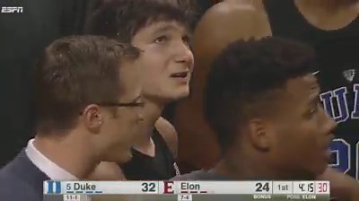 Grayson Allen gets a technical foul for tripping an Elon player, then threw a tantrum on the bench. | Basketball Society