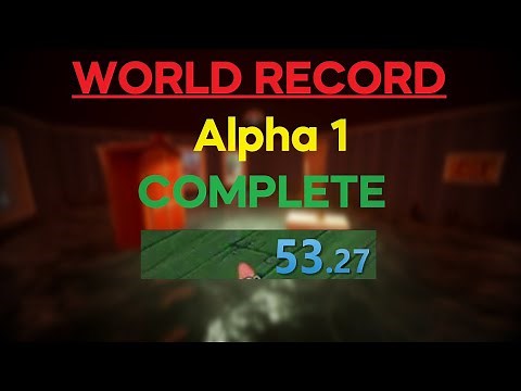 Hello Neighbor Alpha 1 Speedrun WORLD RECORD