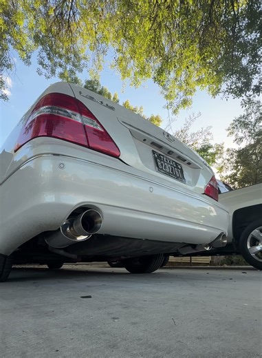 Stock Mufflers Replaced with Vibrant Ultra Quiet Resonators on 2004 Ls430