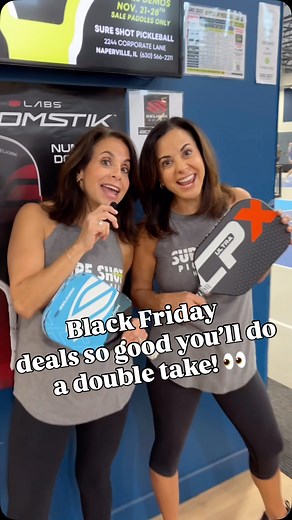 58 reactions · 8 comments | Black Friday deals so good you’ll do a double take!  Swing by @SureShotPickleball and score huge savings including 50% OFF select paddles including all Diadem and CPX Pickleball and Selkirk Luxx paddles in the pro shop!  Available while supplies last! Friday 8/25 Open-Close (7:00AM-11:00PM). | Sure Shot Pickleball | Facebook