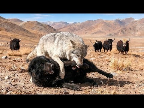 Tibetan Mastiff vs Wolves, Snow Leopards & Bears | Guardians of the Plateau