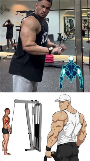 Build Massive 3D Triceps With the Rope #shorts #fitness #triceps