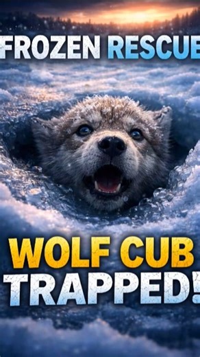 Baby Wolf Trapped in Ice… Seconds From Death | Frozen Rescue #11