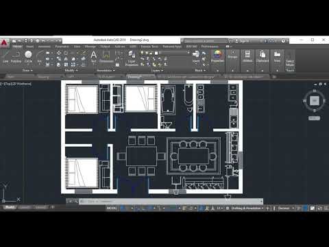 AutoCAD Floor Plan | Insert Furniture Blocks in 60 Seconds #Shorts