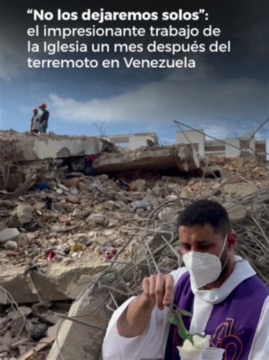 No estás sola, Dios está contigo: oración y ayuda tras el terremoto en Venezuela