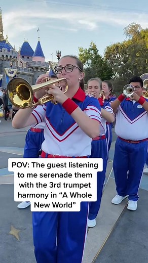 Serenading with 3rd Trumpet Harmony in A Whole New World