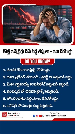 6 Mistakes to Avoid as a New Investor | #ytshorts #shorts #investingforbeginners #tradingmistakes