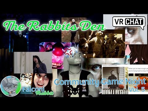 Spook-Tober in VRChat - The Rabbits Den ~ Community Night Vol. 5