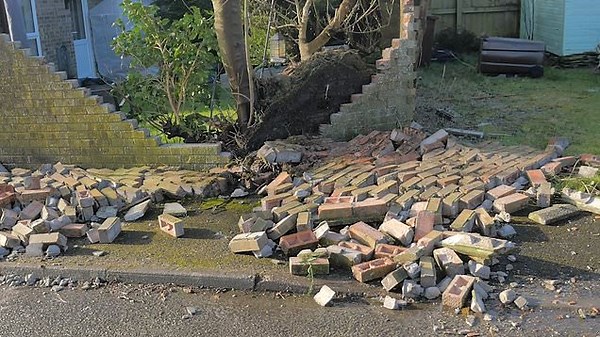 See the damage left behind after tornado rolls through Cornwall