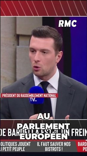 Jordan Bardella: "I feel like I'm doing at 30 what people do at 50."