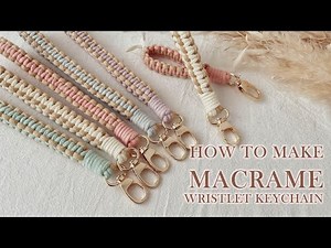 DIY Tutorial | Macrame Wristlet DIY VLOG 009