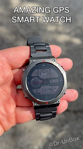 Amazing GPS Military Sport Smart Watch - Black Shark💥 #shorts #trending #viral #video #sports #tech