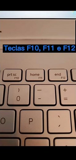 Teclas F10, F11 e F12 no Windows