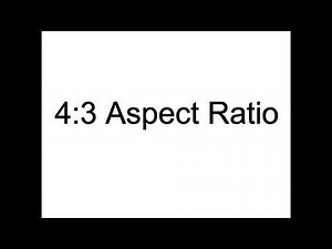 4:3 Aspect Ratio Test Pattern