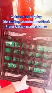 Outdoor led display front and back maintenance led panel and cabinet #ledvdi #outdoorleddisplay