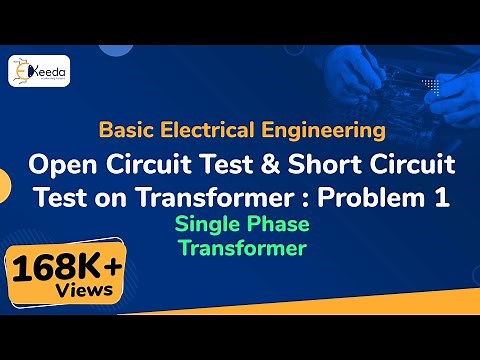 Open Circuit Test and Short Circuit Test on Transformer : Problem 1 - Single Phase Transformer