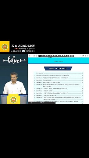 KS Academy proudly welcomes CA Bhavik Choksi sir, a very Well-Known Expert Faculty across India, to lead our CA Final Nov 2024 (New Syllabus) Revision Classes for Financial Reporting. Learn from the BEST to become the BEST! With his Extensive Knowledge and Exceptional Teaching Skills, he'll empower you to easily excel in the Nov 2024 exams. Batch Duration: 100 Hours Start Date: July 16, 2024 End Date: July 31, 2024 Modes: Face to Face Online Live Venue: KS Academy, Arya Gowda Road, West Mambalam