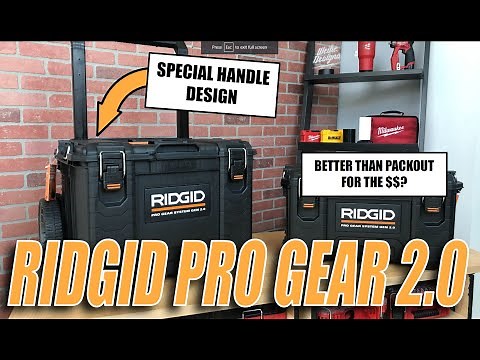 BEST BUDGET TOOLBOX- Ridgid Pro Gear 2.0- Has Features PACKOUT DOESN'T!