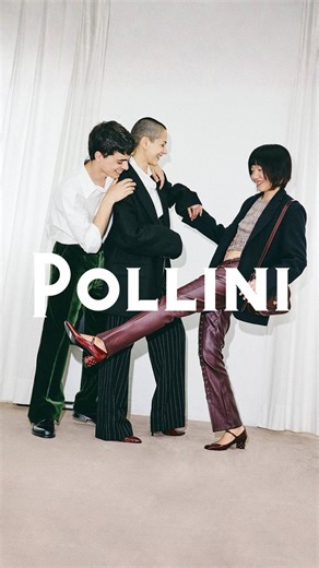 Pops of red, hints of burgundy, a wave of black - Rita Benedetto puts together the ultimate 24/7 holiday looks. Discover the FW 2025 collection at pollini.com #Pollini | Pollini