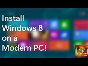 Install Windows 8 on a Modern PC! (WITH USB 3.0 AND NVME DRIVERS)