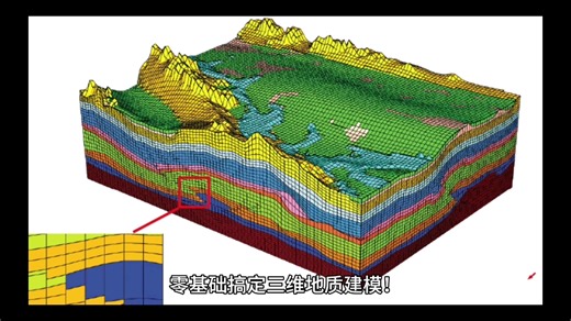零基础搞定三维地质建模！从数据处理到可视化全流程 GOCAD ArcGIS 双软件实战，解锁钻孔 / 地层 / 矿体建模核心技术！ 数据处理
