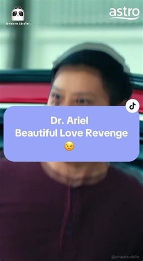 Korang ada tak sepupu yang suka menyakat orang macam Dr. Ariel ni?? @syafitee sebagai Ariel dalam #BeautifulLoveRevenge #BeautifulLoveRevenge bermula 1 November 2023, setiap hari Rabu & Khamis, jam 9 malam di Astro Ria dan Astro Go 😎 Lakonan: @harissaadlynnhalim @danielfongwc @jihaasham @syafitee @mariafarida @luqmanhafidzx @aljeffrisherry @heidinuraleesya @mi_kaelnoah @nizamkama7 @thefirdausghufran dan ramai lagi… Arahan: @khanmancung Produksi: @suhanmovies ASTRO BAHARU. TAK MACAM DULU. Alami 