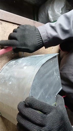 Handmade Rectangular Duct Bend — No Machines