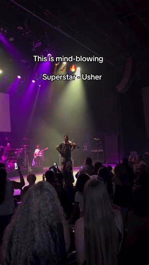 Live concert footage of Usher’s “Superstar “ on the violin 🔥 | superstar usher
