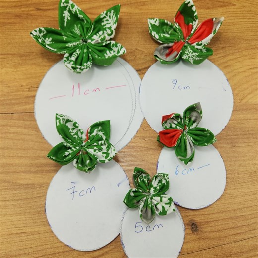 Easy DIY How to make a simple fabric Christmas tree decorations Tutorial facilissimo | Lady Loves Knitting